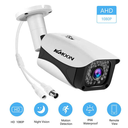 2MP 1080P FHD Security Camera Outdoor/Indoor Night Vision