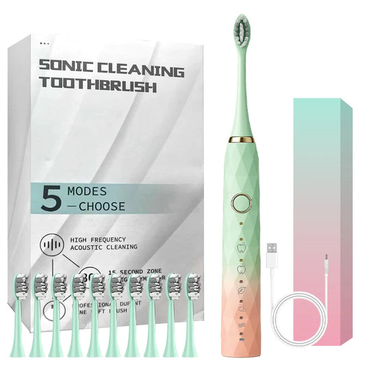 Electric Toothbrush Rotary Cleaning Teeth Brush Waterproof Electronic