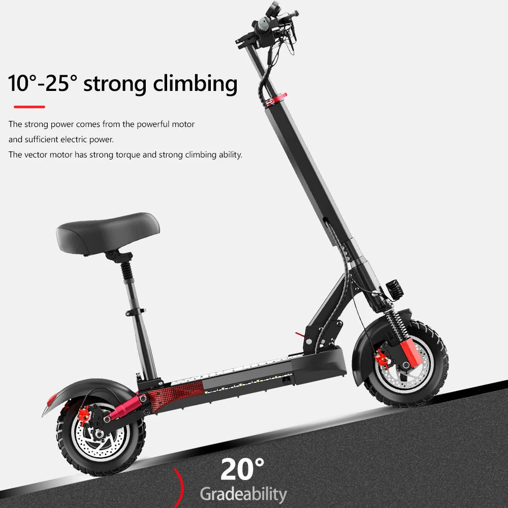 Scooter Electric Remote Wide Wheel Enclosed Adult Electric Scooter