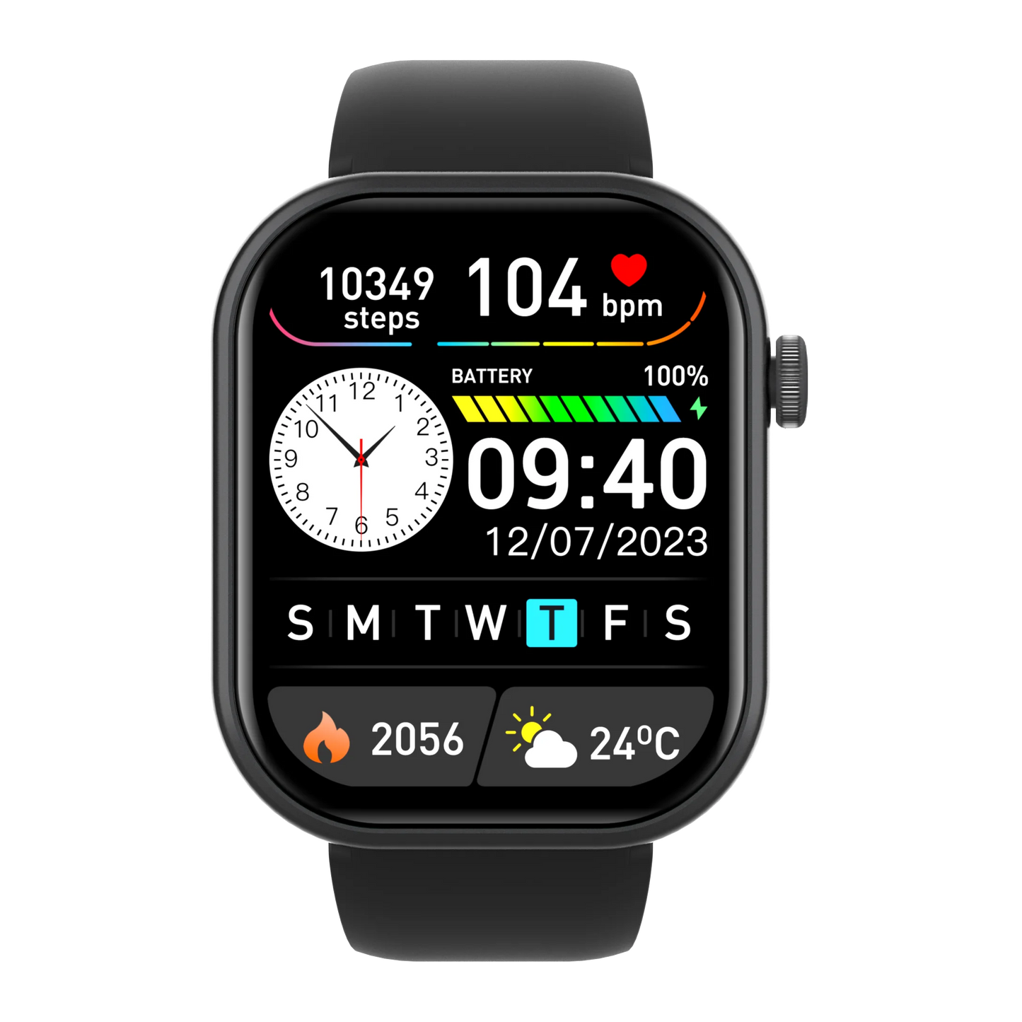Smart watch with full touch screen, Bluetooth calling,