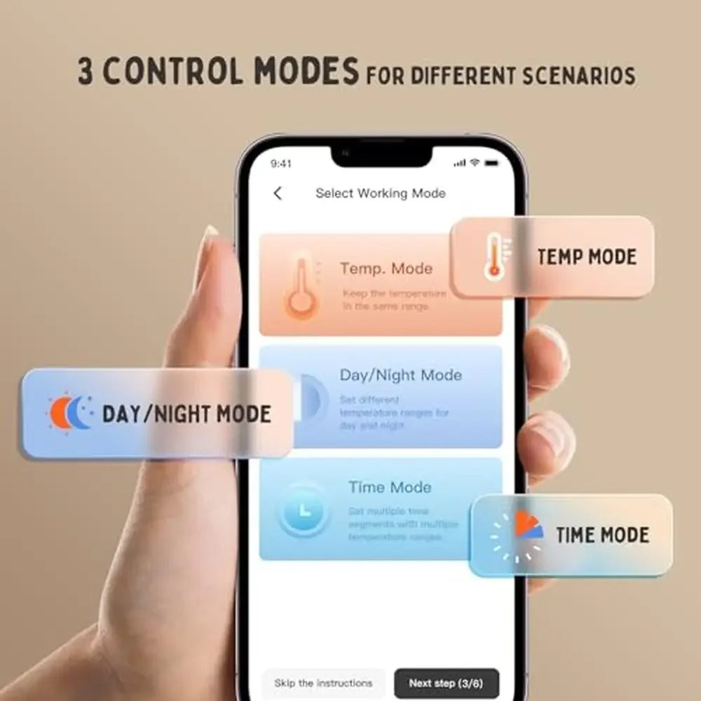 Smart Temperature Controller Thermostat Plug Remote Control