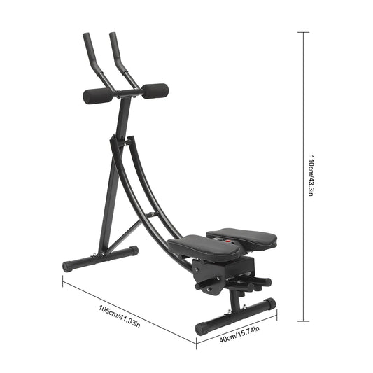 Ab Machine, 150kg/330lbs Weight Capacity, Foldable, Core & Abdominal Exercise