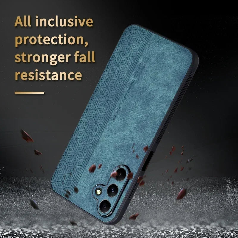 Luxury Leather Phone Case For Samsung Galaxy A15 A25 A35 A55 5G Bumper