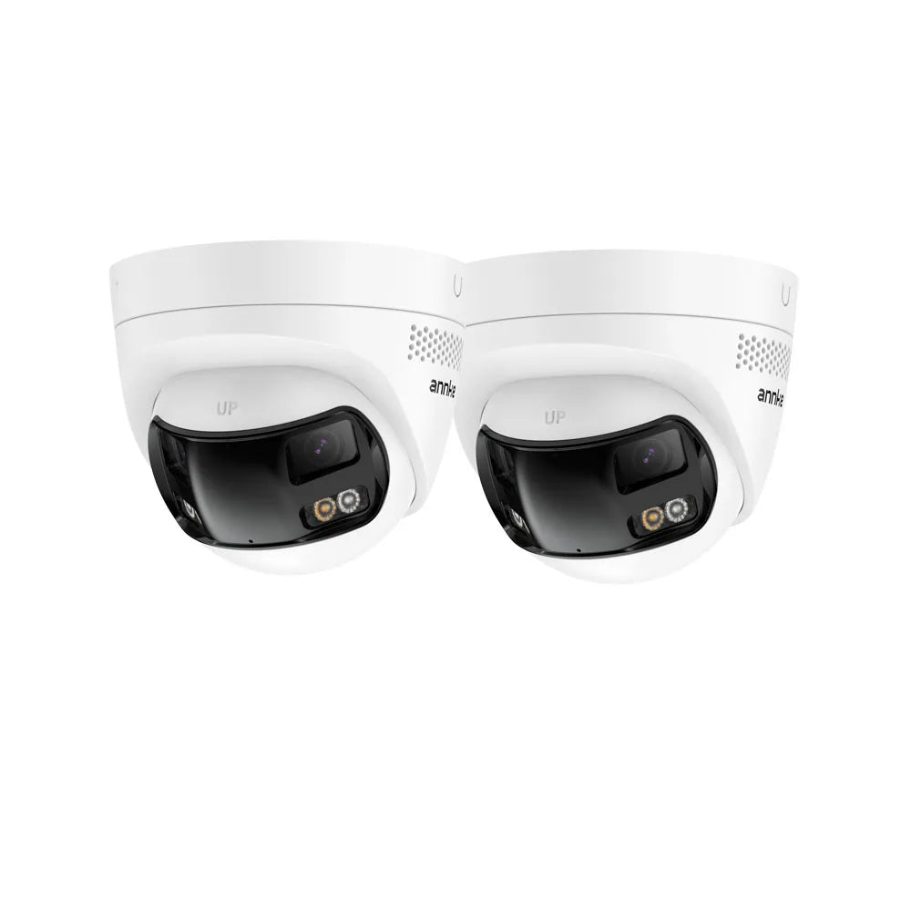4K 8MP POE Surveillance Camera Dual Lens outdoor camera 1/2/4PCS Color Night Vision