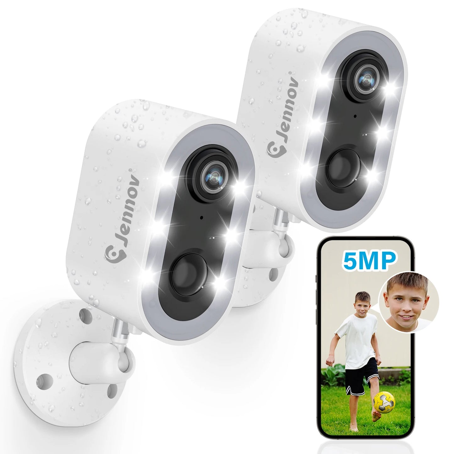 Jennov 5MP Security Camera Wireless WiFi Camera
