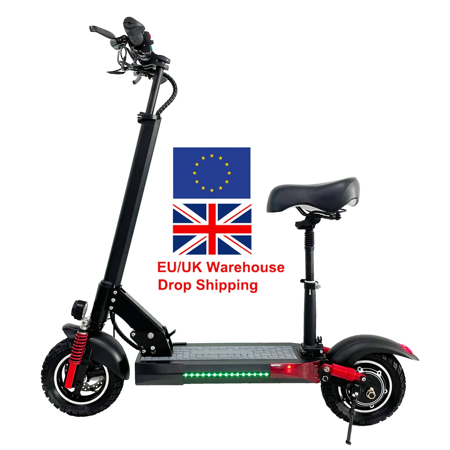 Scooter Electric Remote Wide Wheel Enclosed Adult Electric Scooter