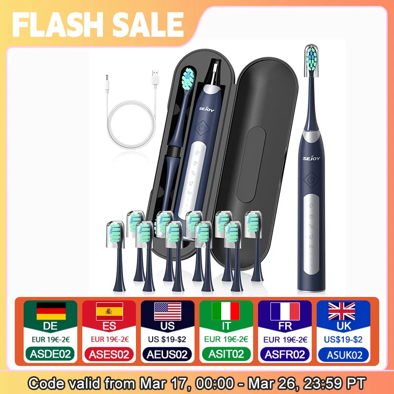 Electric Toothbrush  JS10  Oral Cleaning Personal Care Appliances 5 Modes