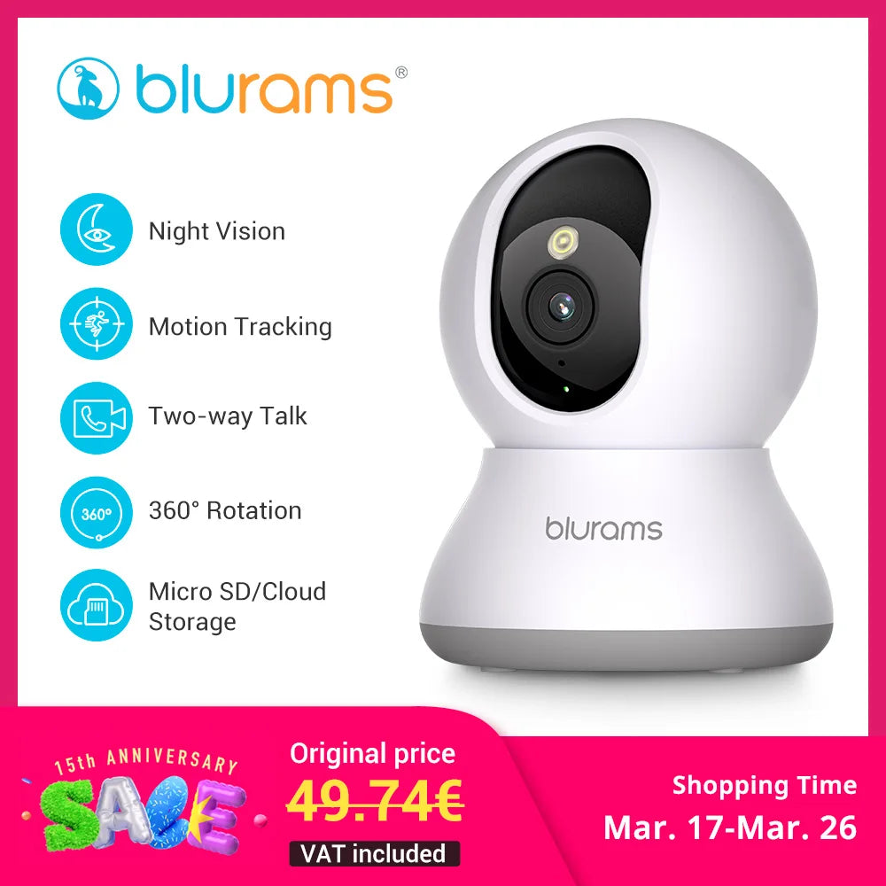 Baby Monitor Camera  HD Home Security Camera with Motion