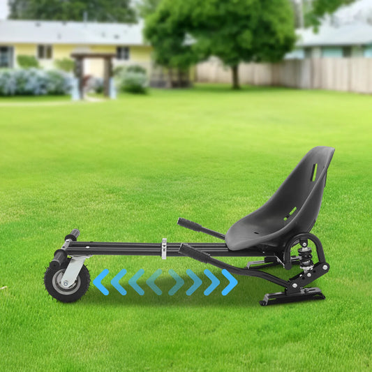 Adjustable Hoverboard Seat Attachment with Dual Shock  Design 220lbs Load Capacity