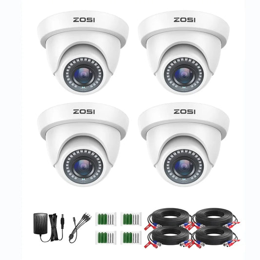 4Pack 2.0MP HD 1080P Security Cameras Kit Indoor Outdoor Home CCTV
