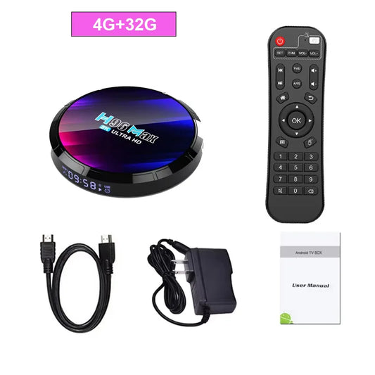 Android Smart TV WIFI6 smart Streaming Media Player