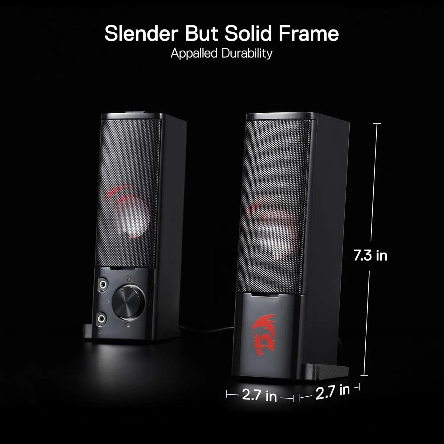 Redragon GS550 PC Gaming Speakers 2.0 Channel Desktop Computer