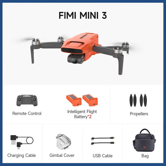 GPS drone with 3-Axis Gimbal 249g Transmission 64-Min Flight Time