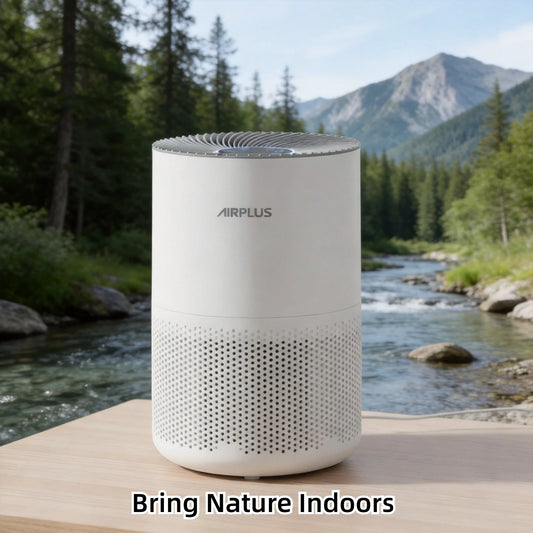 AIRPLUS Air Purifier Cleaner 99.9% Home Bedroom 1073 Sq Ft 3 In 1 Washable HEPA Filter Sleep Mode Auto Child Lock White