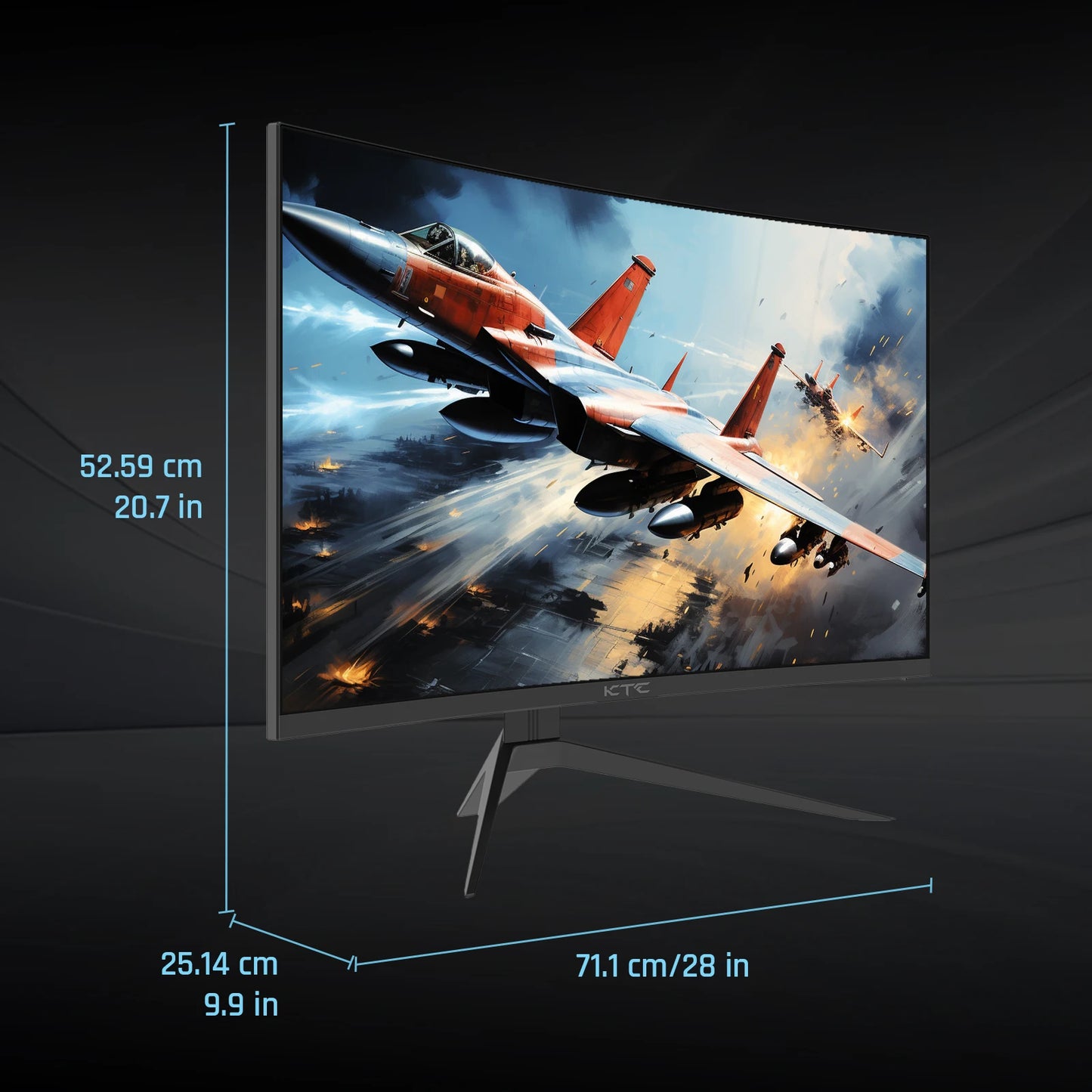 KTC 32 inch 240Hz Curved Gaming Monitor 1500R 1080P 125% sRGB 1ms, Freesync/G-sync  VESA,Tilt Adjustable,