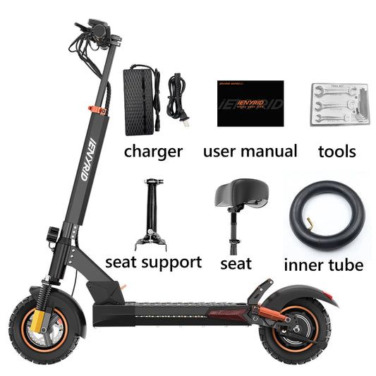 Electric Scooter IENYRID M4 Pro S+ 800W Motor 48V 12.5AH Battery 10"Tire Escooter