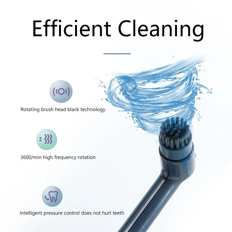 Electric Toothbrush Sonic Clean Waterproof Smart Timer