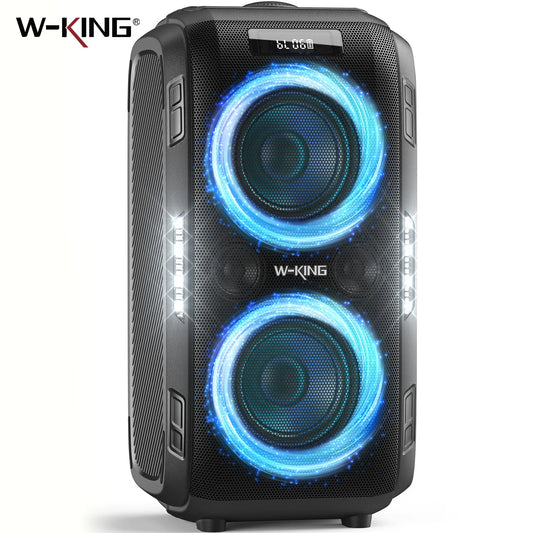 W-KING 250W PEAK Large Bluetooth Speaker Loudest/Massive 120dB
