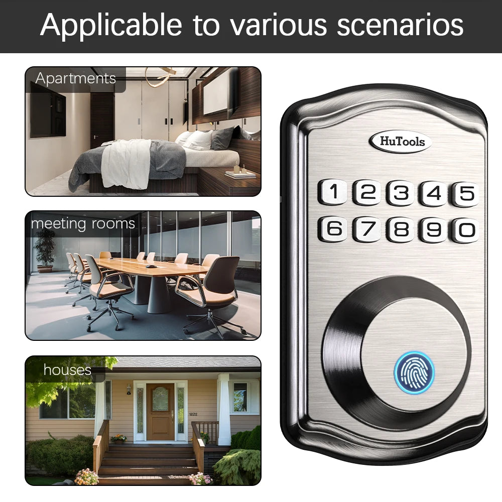 Smart Keypad Door Lock-Fingerprint  Door Lock Deadbolt,