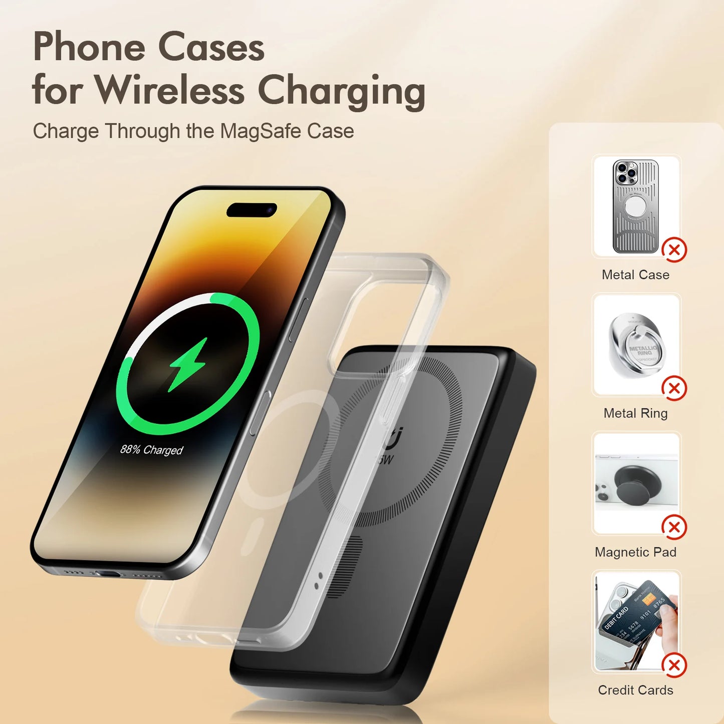 Fast Wireless Charger Stand 15W Foldable 3 in 1 Fast Charging Station Dock for iPhone