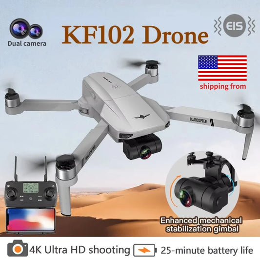 4K HD GPS Drone with Dual Camera 2-Axis Gimbal Optical Flow