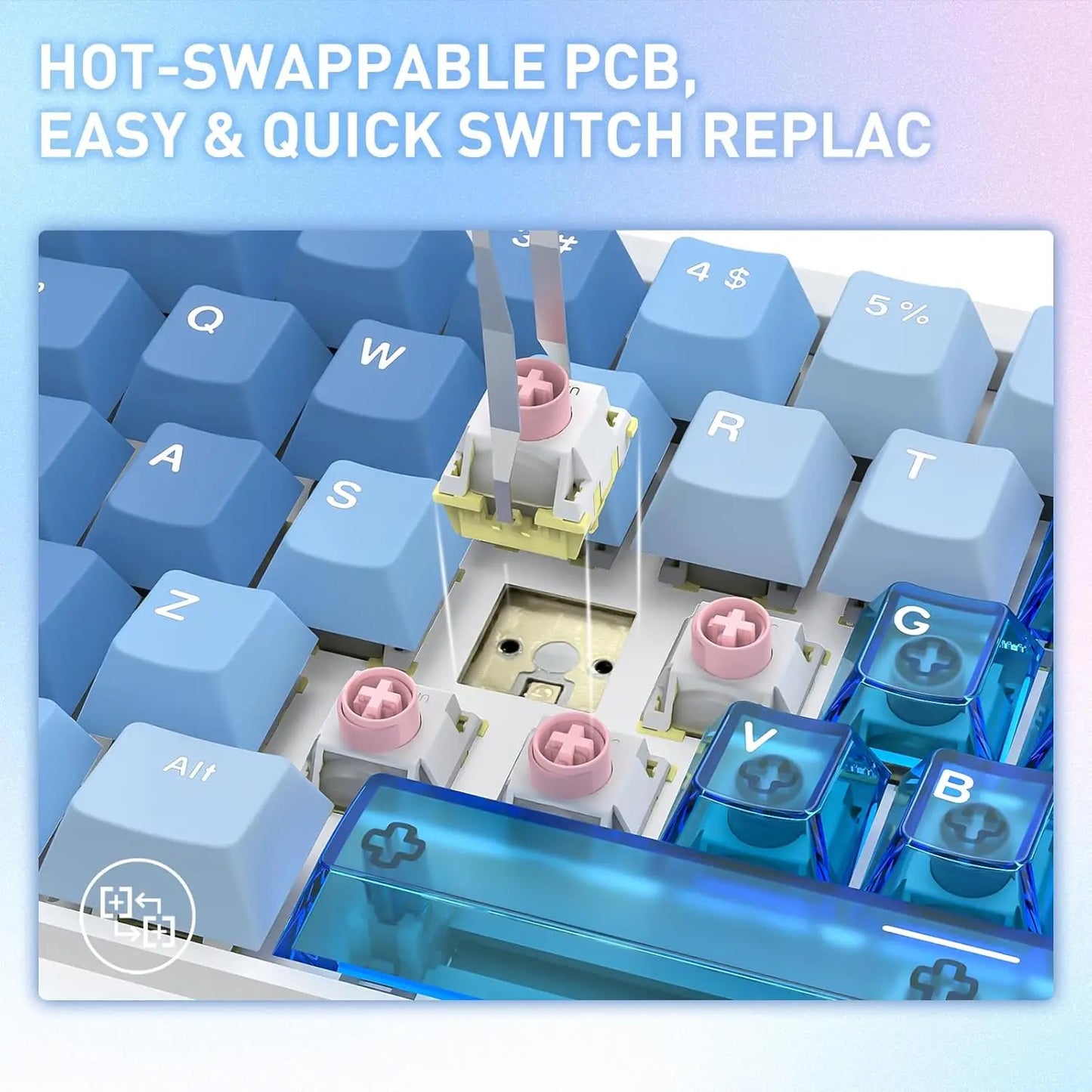 Redragon K709 HE Rapid Trigger Gaming Keyboard, 8K Wired Mechanical Keyboard w/Next-Gen