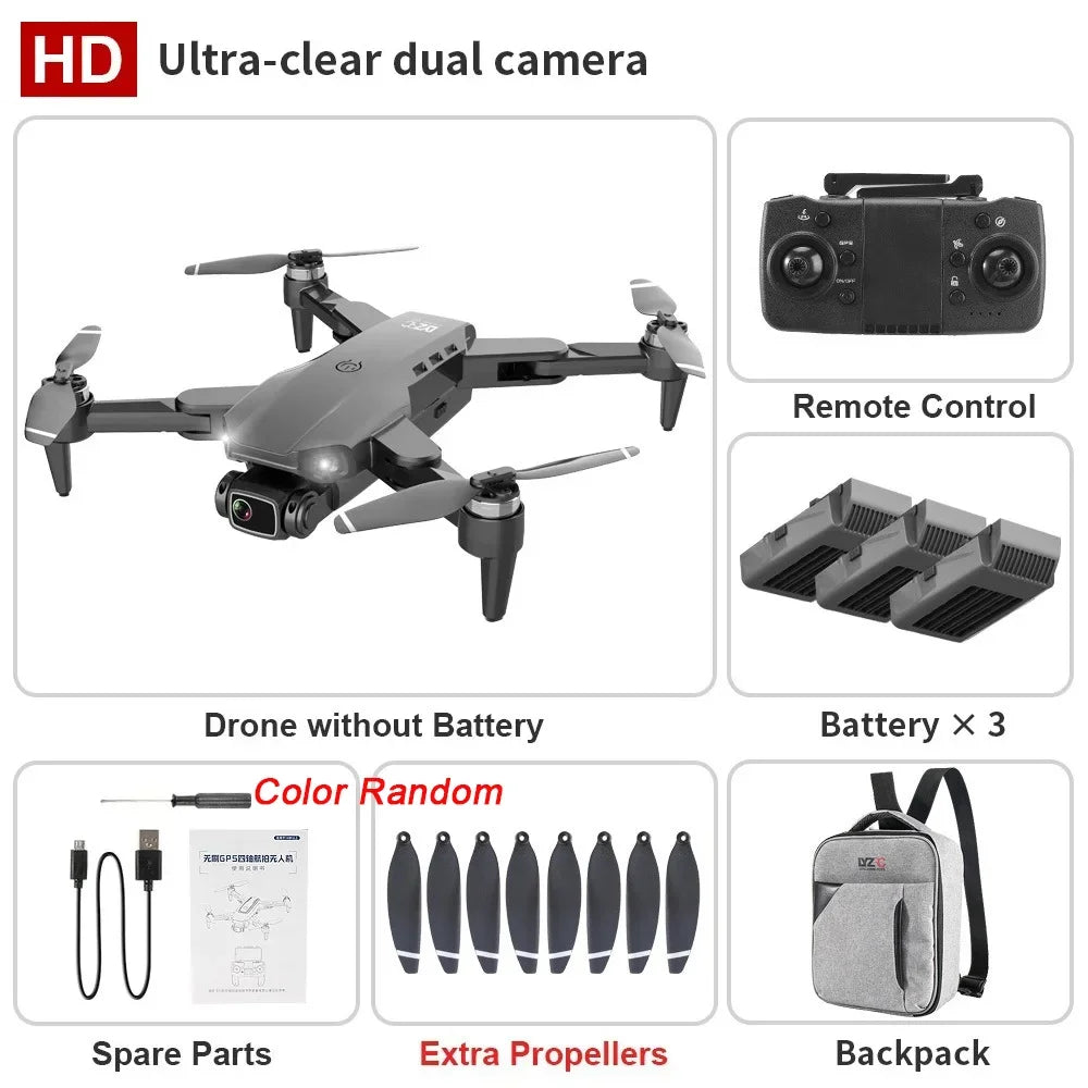 L900 Pro GPS Drone 4K Professional HD Dual Camera 5G Wifi Photography Brushless