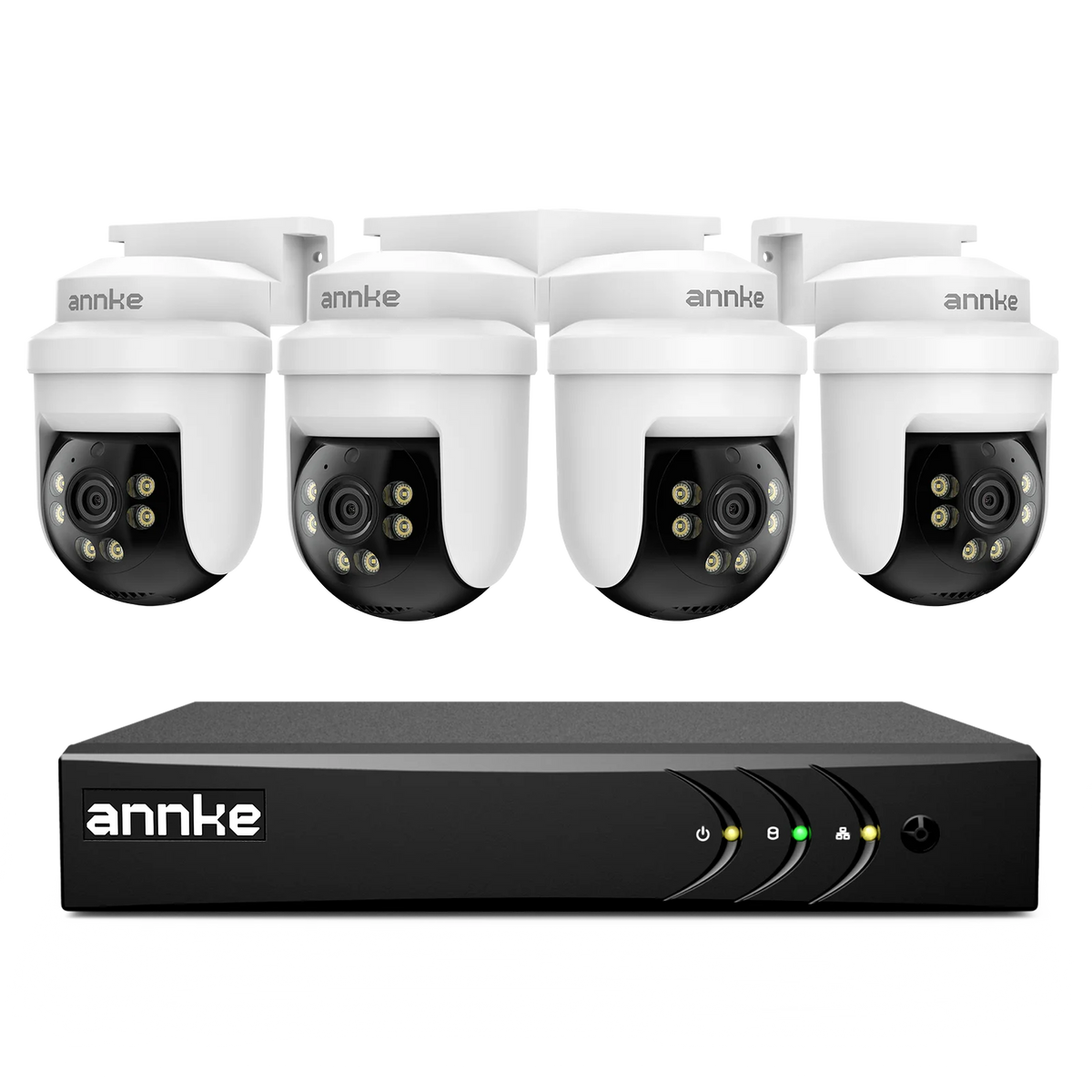 ANNKE 3K 5MP CCTV Home Surveillance Dome PT Camera 8 CH DVR 3/4/6 PCS 3.6mm Outdoor Camera IP65 IR Night Vision Cameras for Home Security