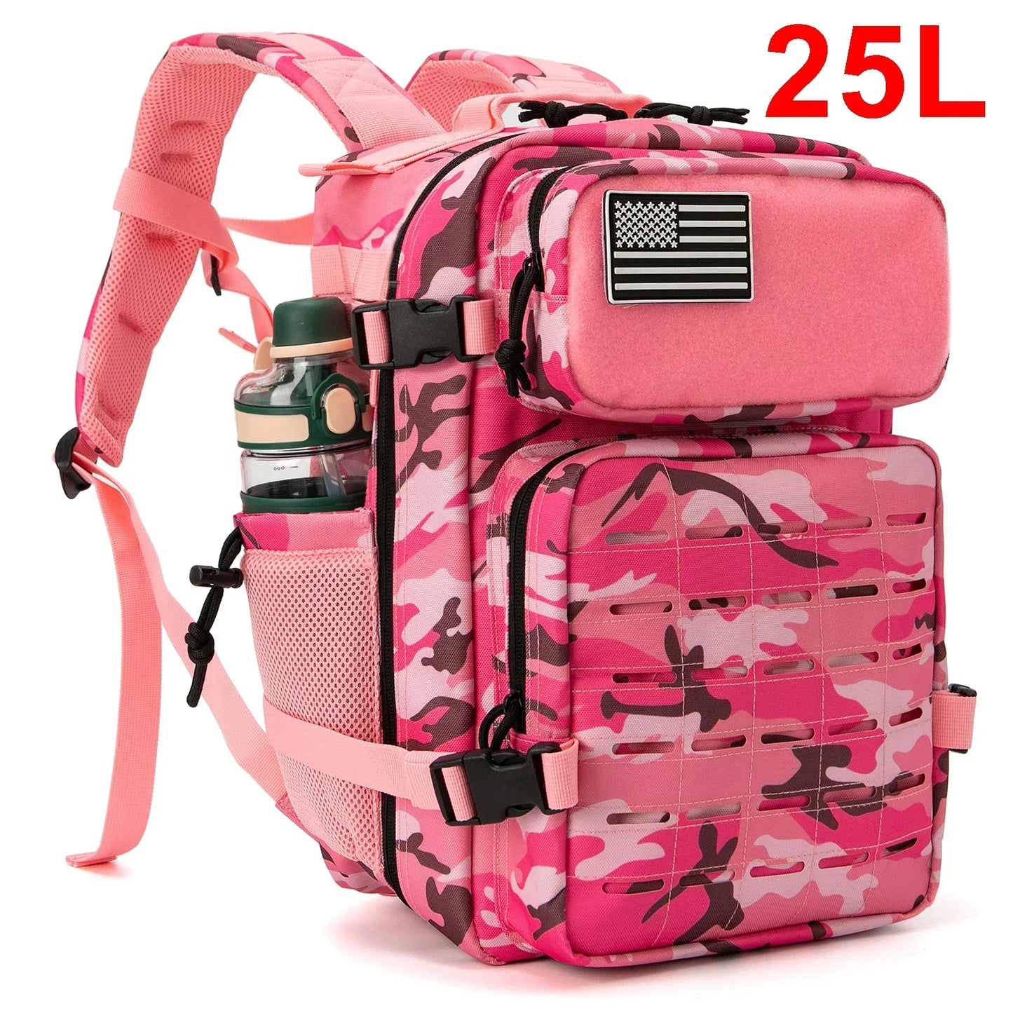 25L Tactical Backpack Outdoor Bag Fitness Backpack MOLLE Backpack Women's/Men's