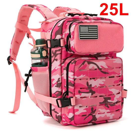 25L Tactical Backpack Outdoor Bag Fitness Backpack MOLLE Backpack Women's/Men's