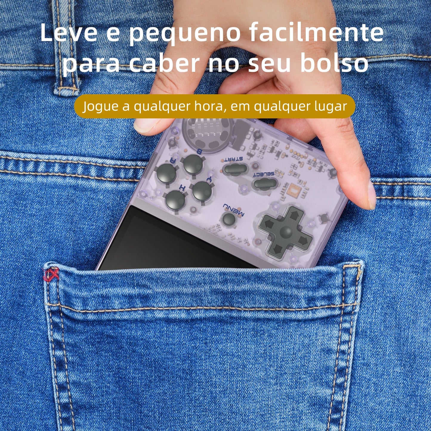 Retro Handheld Game Player Built-in 64G TF 6000+ Classic Games Linux GarlicOS Portable For Travel Kids Gift