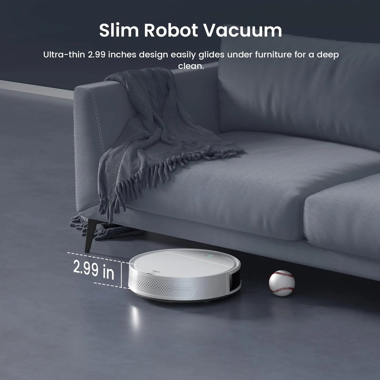 Robot Vacuum Cleaner,  Self-Charging, Perfect for Hard Floors,