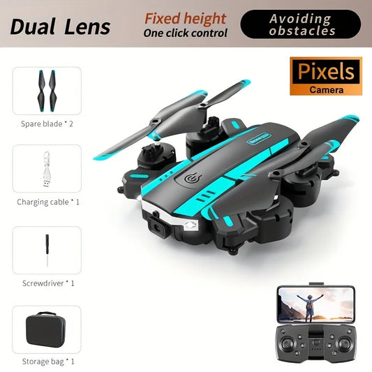drone, dual cameras, one-click takeoff and landing, 540 ° intelligent obstacle avoidance,