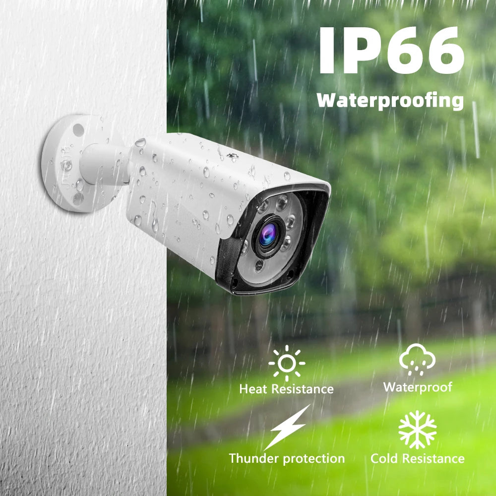 5MP CCTV Camera Security System 1080p HD Motion Detection