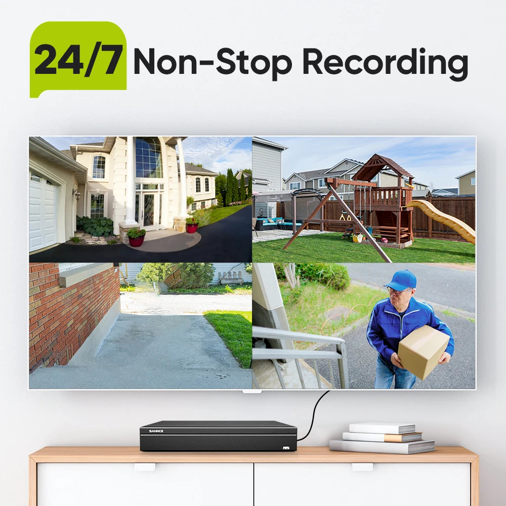 2PCS Ultra HD 5MP POE Camera Outdoor Indoor Weatherproof Security Network Bullet