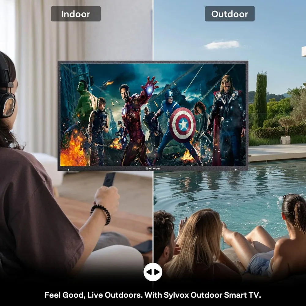 New 55” Outdoor Smart TV, Superior Waterproof Performance, Upgraded