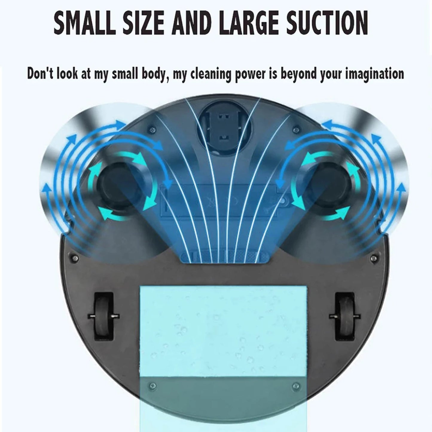 Efficient, Compact, 3-in-1 Wireless Robot Vacuum Cleaner