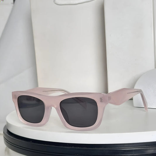 Sunglasses Women Stylish Tortoiseshell Frame Pink Lenses UV Protection Fashion