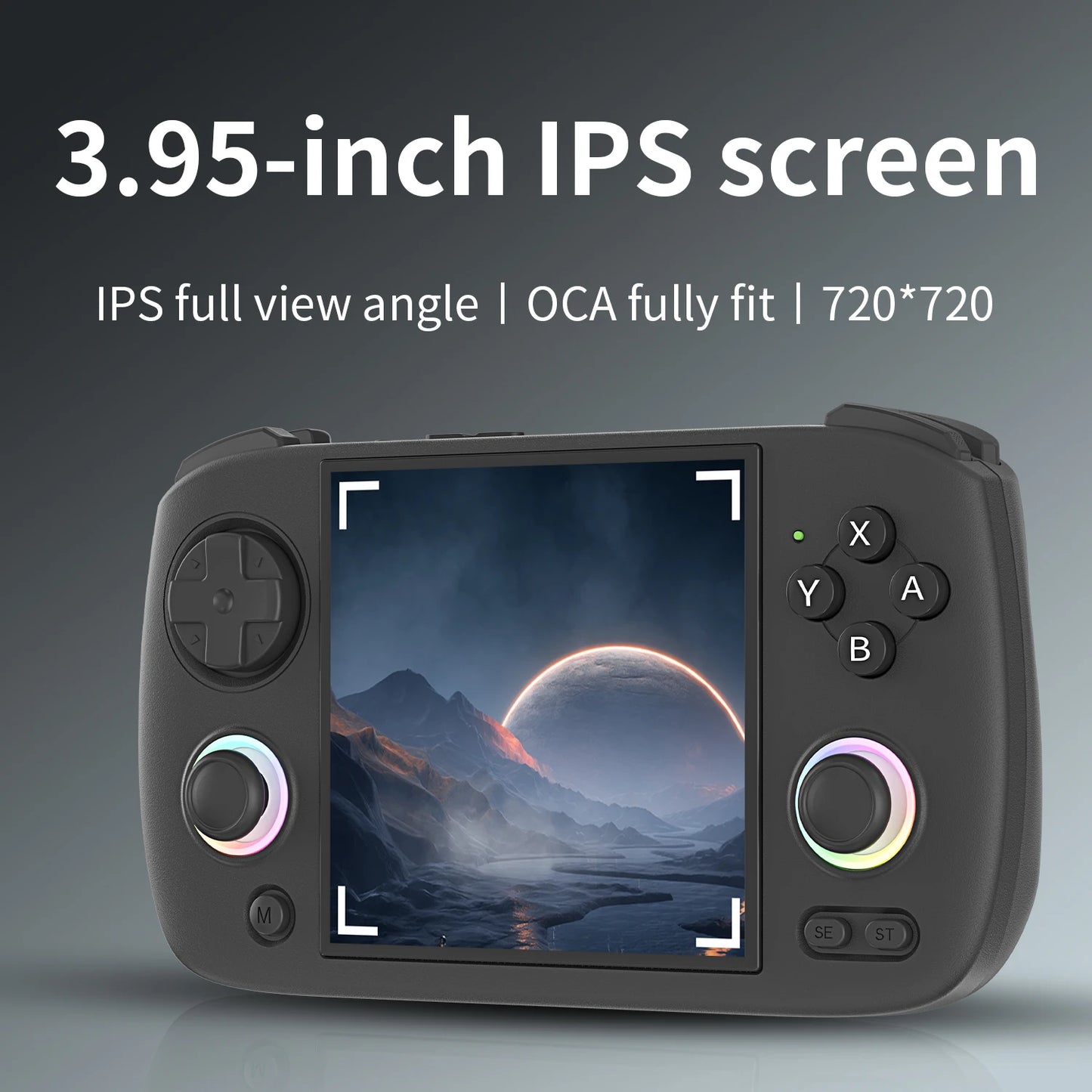 Retro Handheld Game Console 3.95" IPS Screen Linux 64-bit 3800mAh Supports Online,TV Outpu
