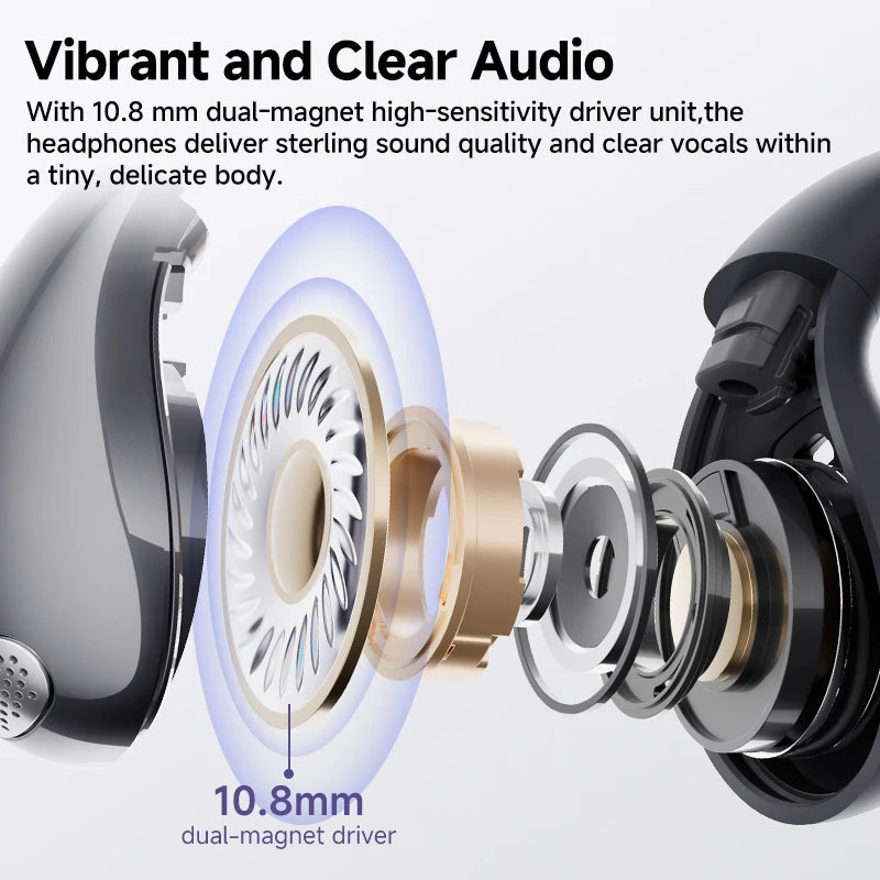 C30 Ear Clip Earphones Bluetooth 5.4 Wireless Open Ear Sports