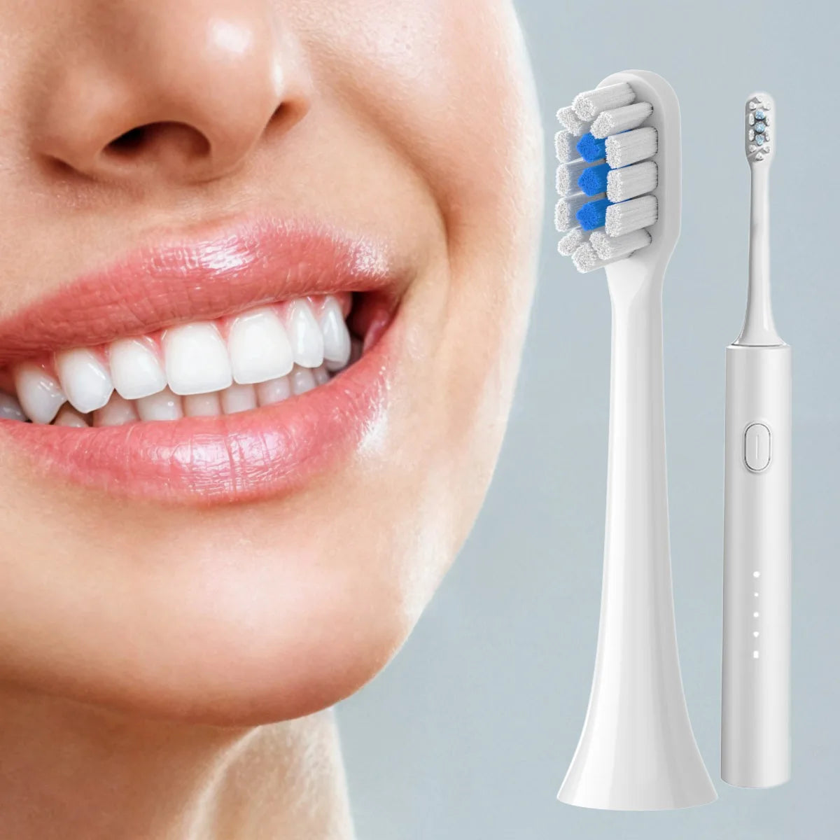 Replacement Brush Heads For Mijia T301 T302 T501 /501CSonic Electric Toothbrush Head DuPont Soft Bristle Nozzles