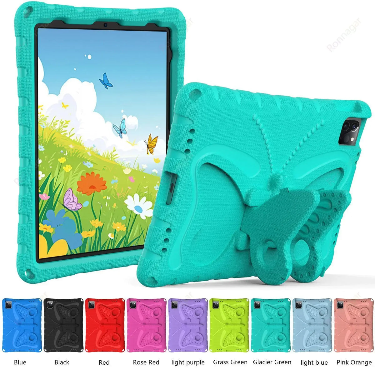 3D EVA Butterfly Case for iPad Air 11 Inch M2 2024 Pro 11 M4 iPad 10.2'' 7 8 9 10th Gen iPad Air 4 5 6  Mini 1 2 3  4 5 6 7 Case