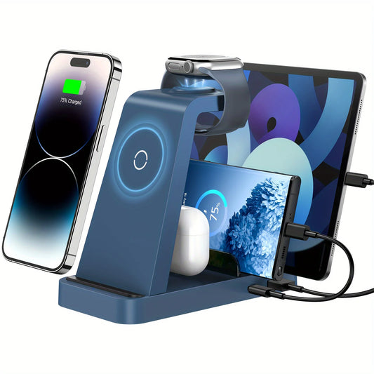 5-in-1 Fast Wireless Charging Station for Multiple Devices for iPhone