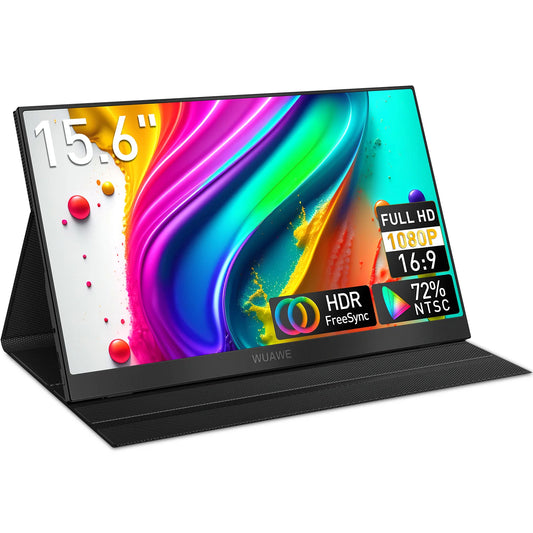 15.6 inch Portable Monitor for Laptop, 1080P USB HDMI Travel ExternalComputer