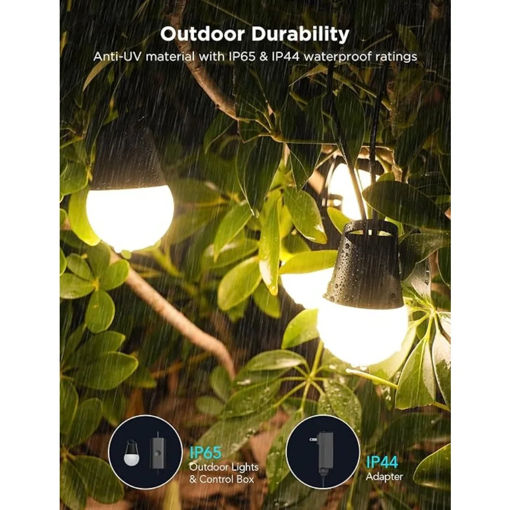Smart String Lights 2, App Control, Waterproof, Lights with Dimmable