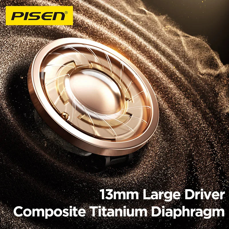 PISEN P1 Wireless Bluetooth Earphones | Microphone Call Noise Cancellation | IPX4 Water-Resistant |25H Long Battery Life