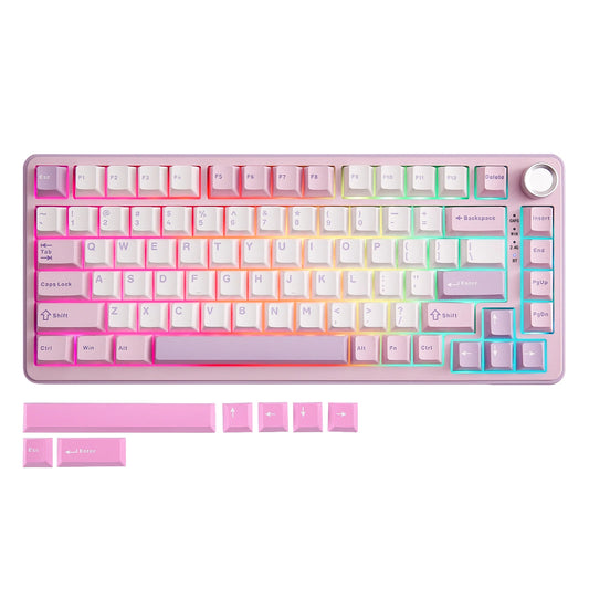 B75 PRO 82-Key Wireless Mechanical Gaming Keyboard,