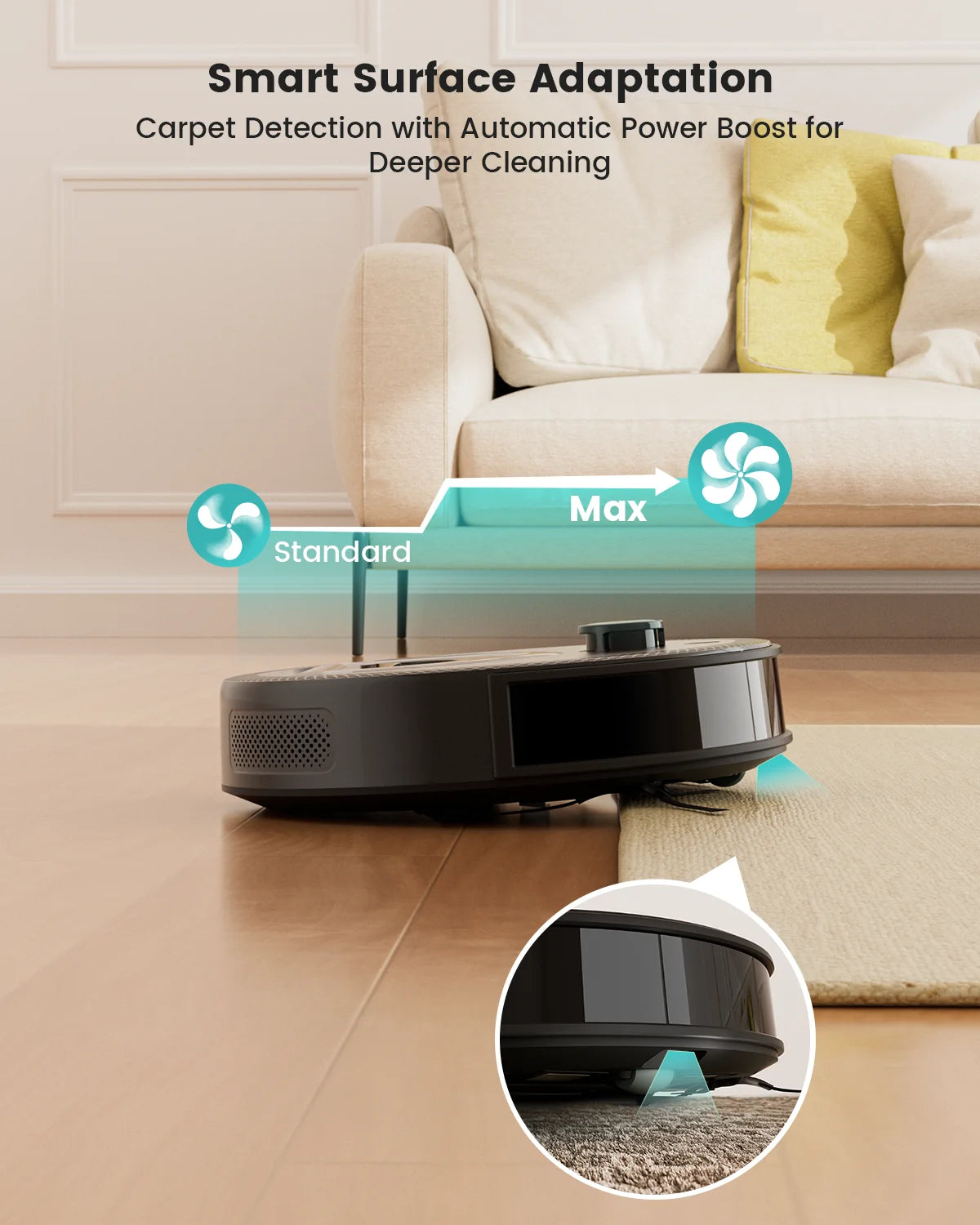 M330 Pro Robot Vacuum and Mop combo, LiDAR Navigation, Alexa/Google/WiFi,