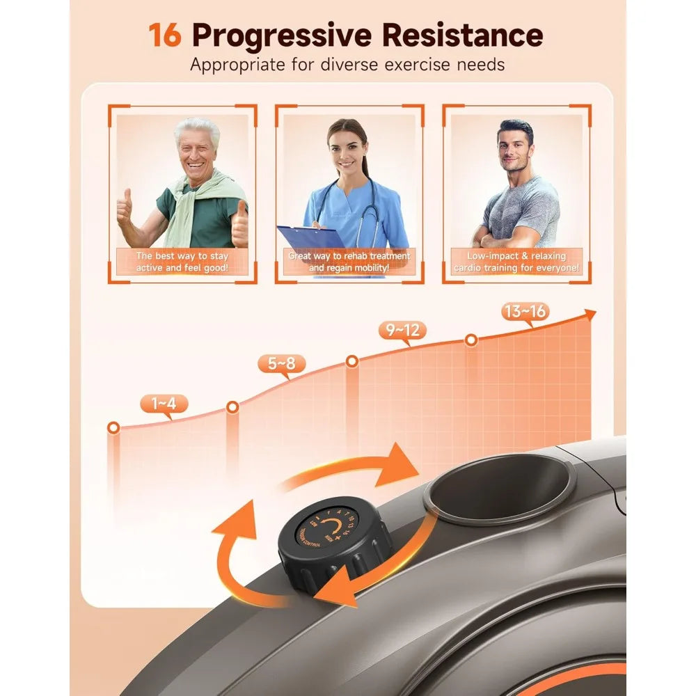 Recumbent Exercise Bike, Recumbent Bike for Home, Magnetic.