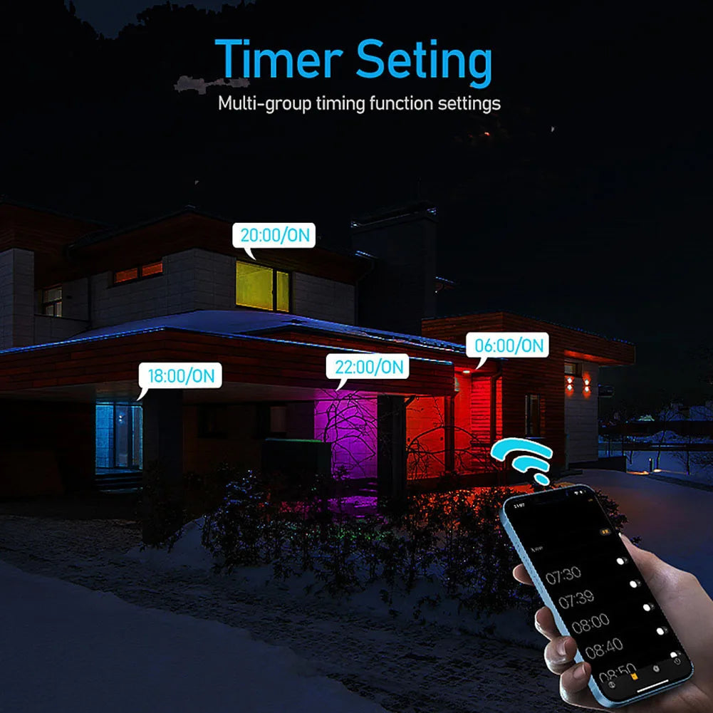 1-16PCS 10W Smart LED Downlight Bluetooth Ceiling Lamp  Remote Control Color Changing light for Google Alexa Hom